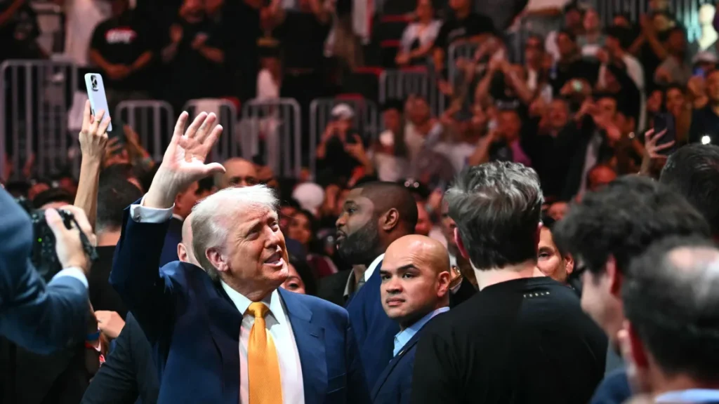 Trump Makes Historic UFC Appearance in Miami, Cements Ties with MMA World