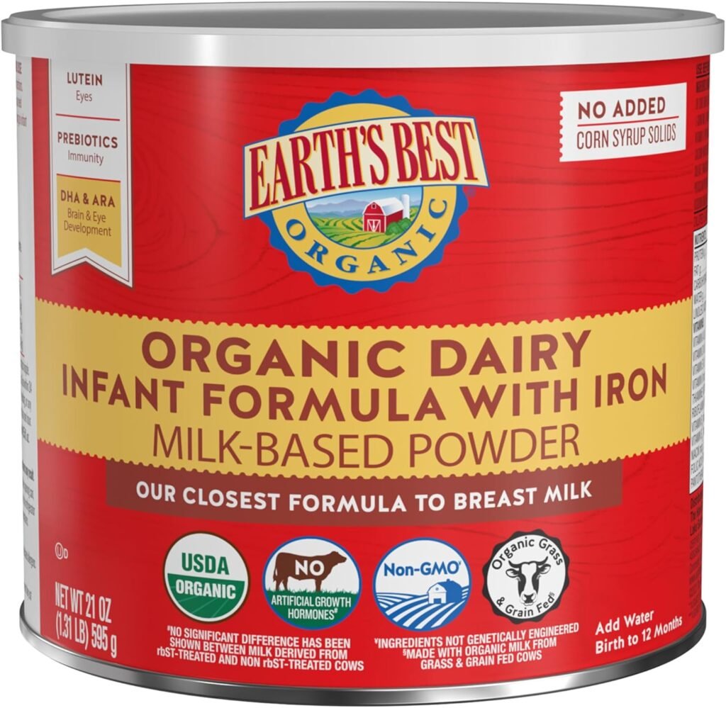 Earth's Best Organic Dairy Infant Powder Formula
