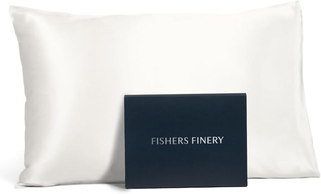 Fishers Finery 100% Pure Silk Pillowcase