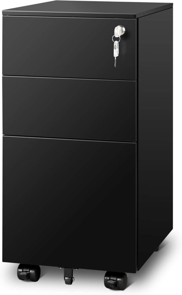 Devoko 3-Drawer Vertical Filing Cabinet