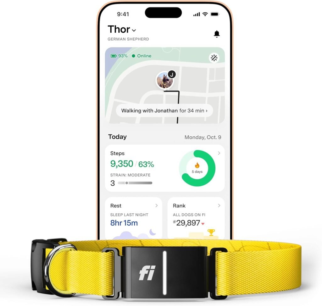 New Fi Series 3+ Smart Dog Tracker Collar