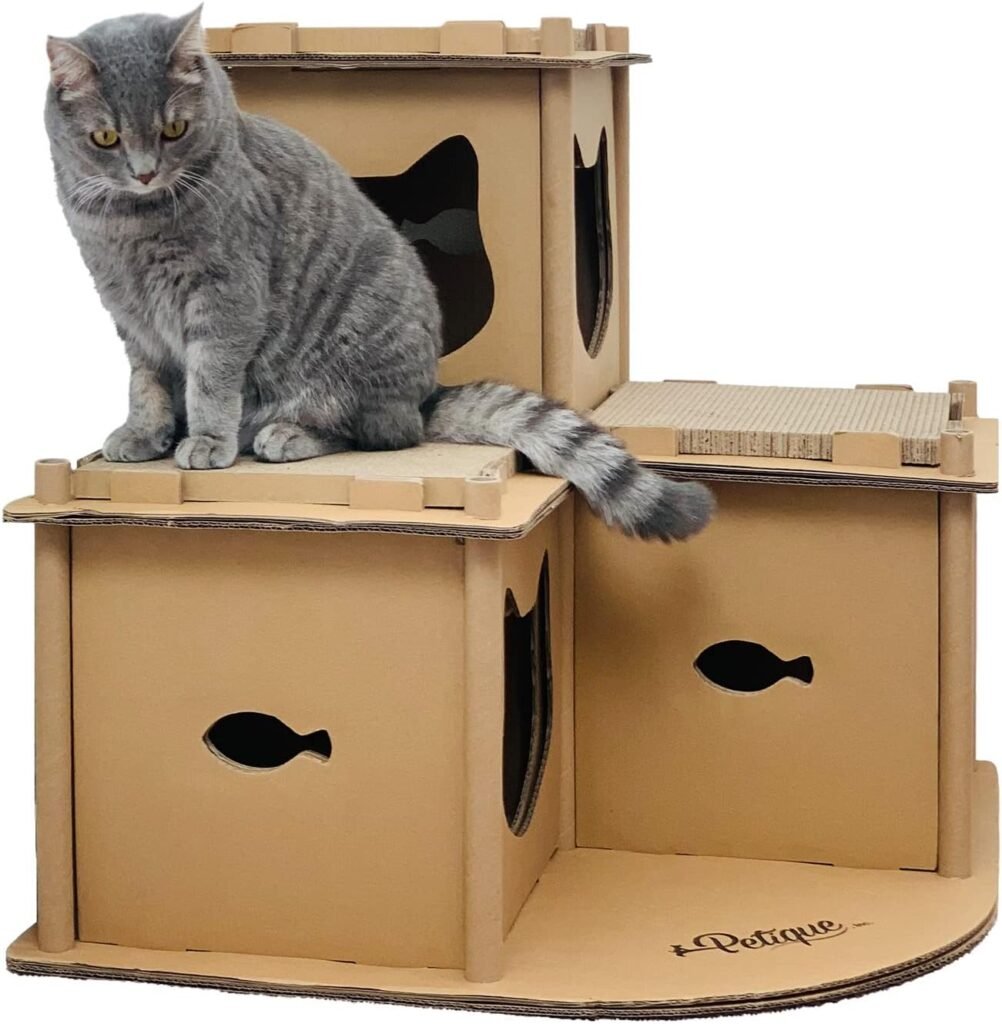 Petique Feline Fortress Cat House