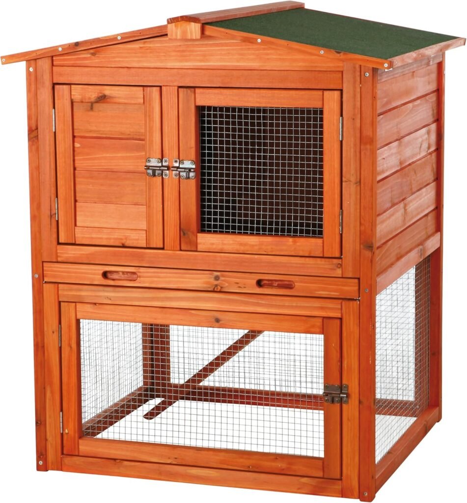 TRIXIE Natura Outdoor Rabbit Hutch